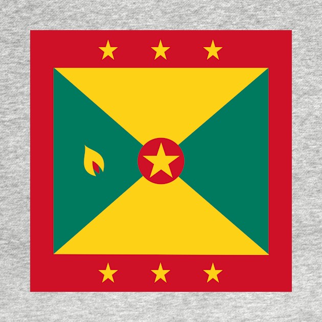 Grenada Flag by flag for all